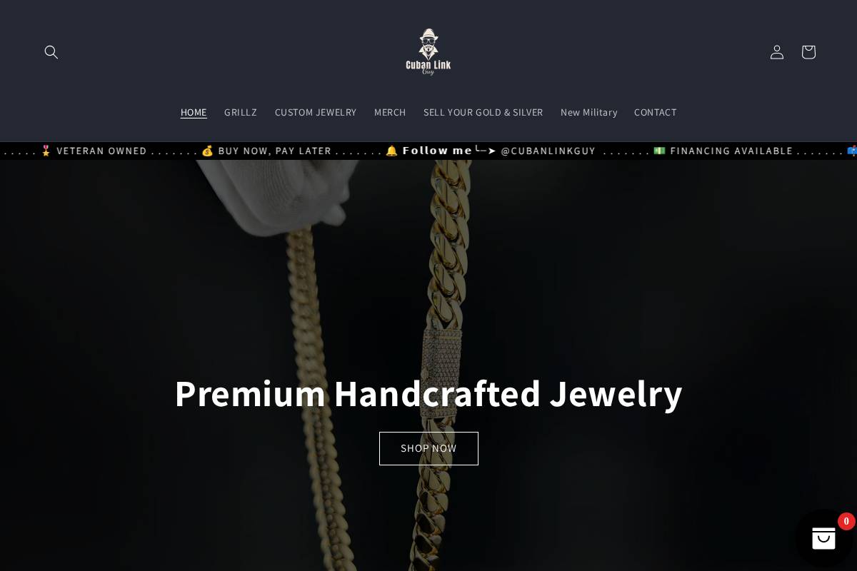 cubanlinkguy.com homepage screenshot
