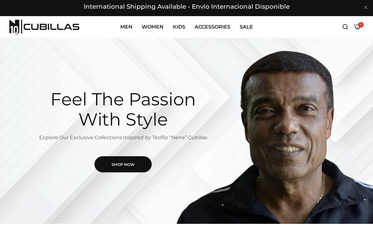 cubillas10.com homepage screenshot