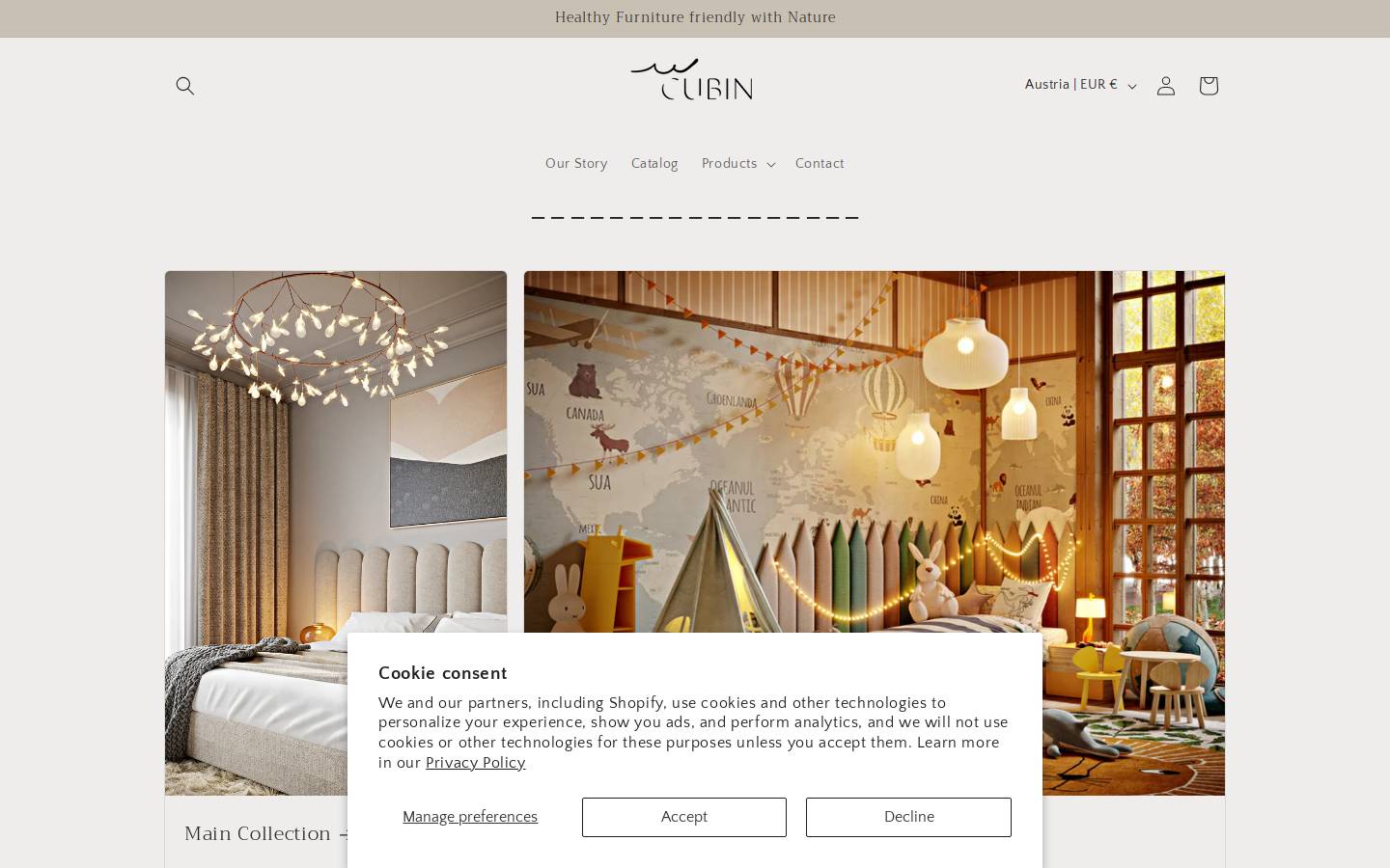 cubin.eu homepage screenshot