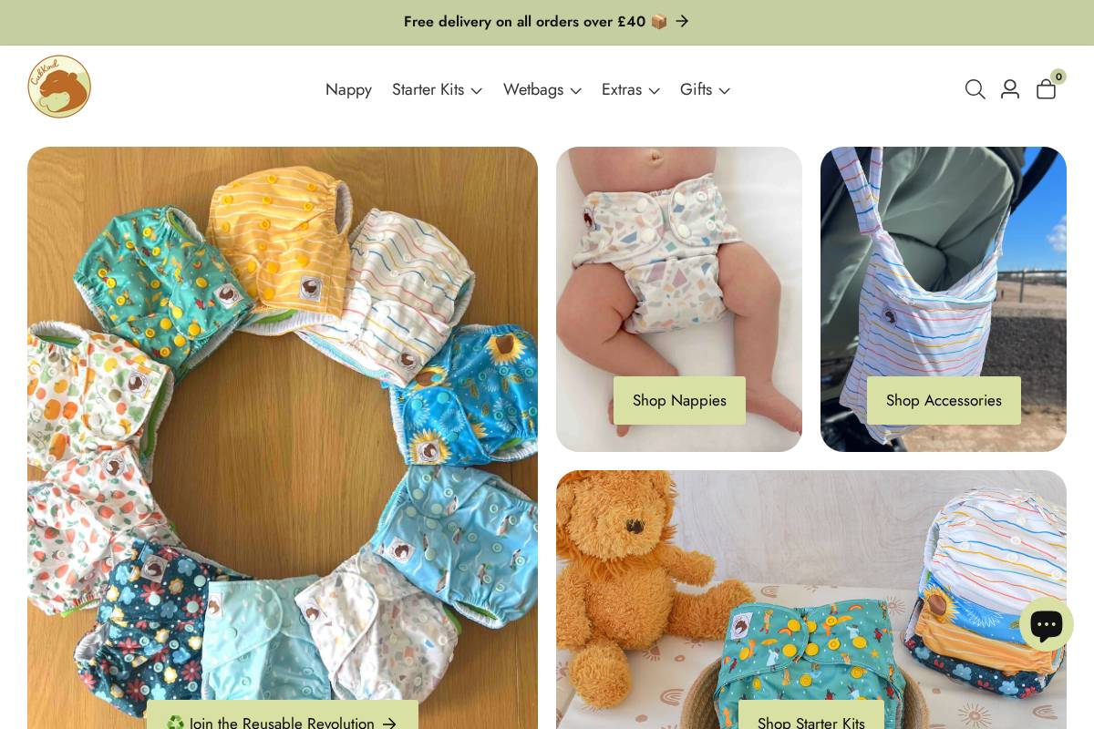 Cubkind homepage screenshot