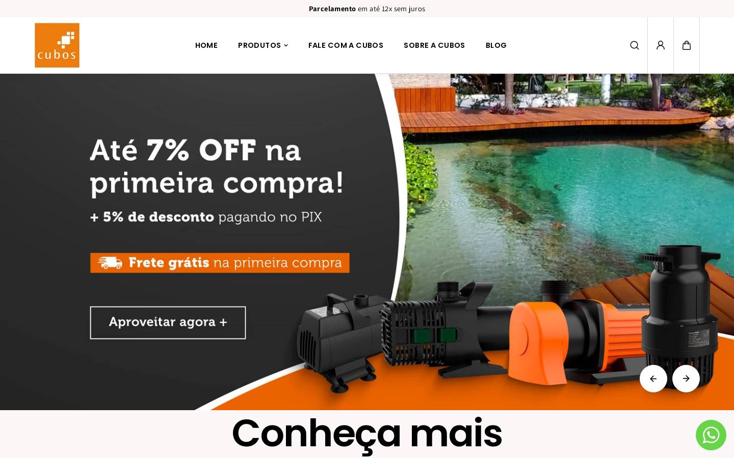 cubos.com.br homepage screenshot