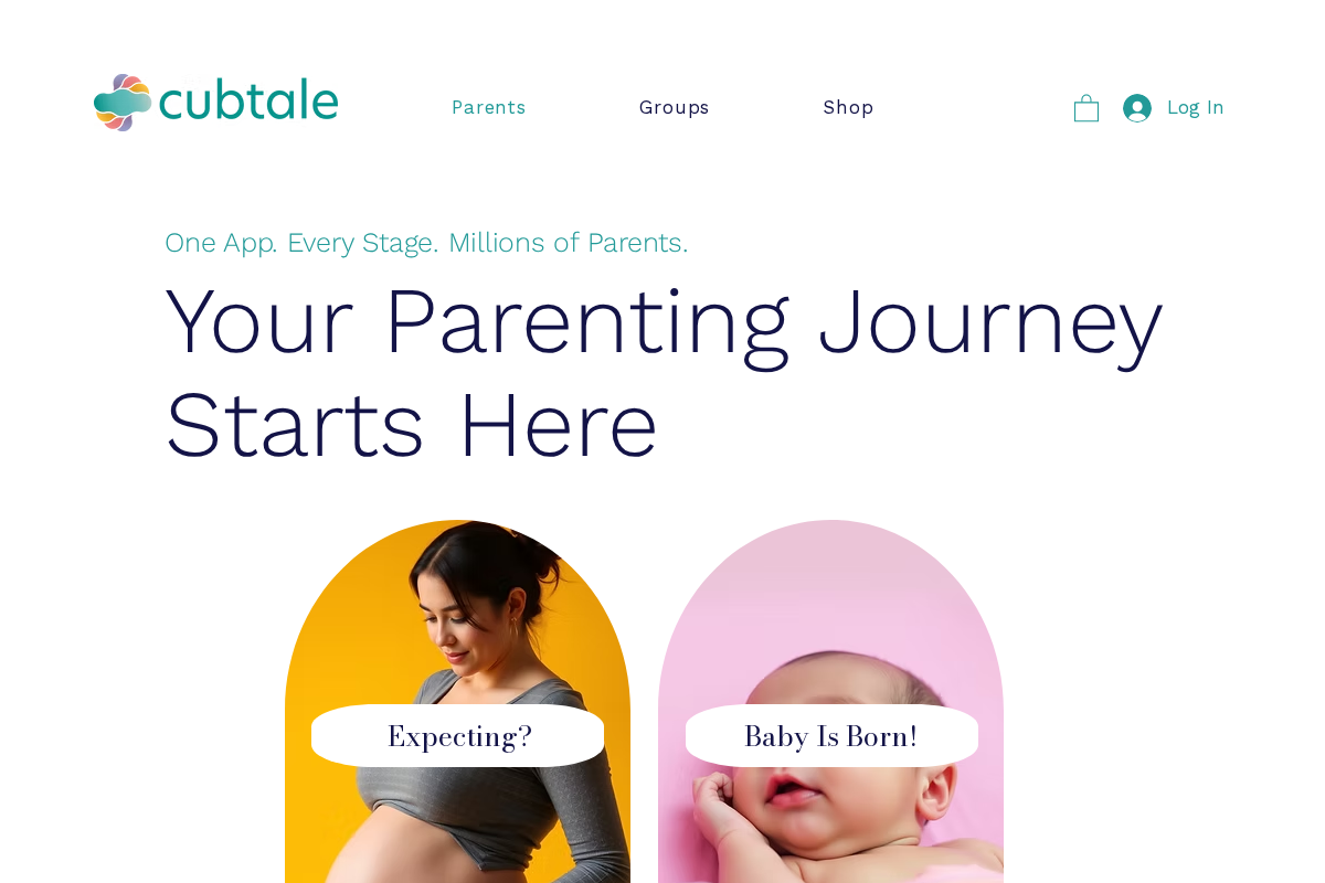 cubtale.com homepage screenshot