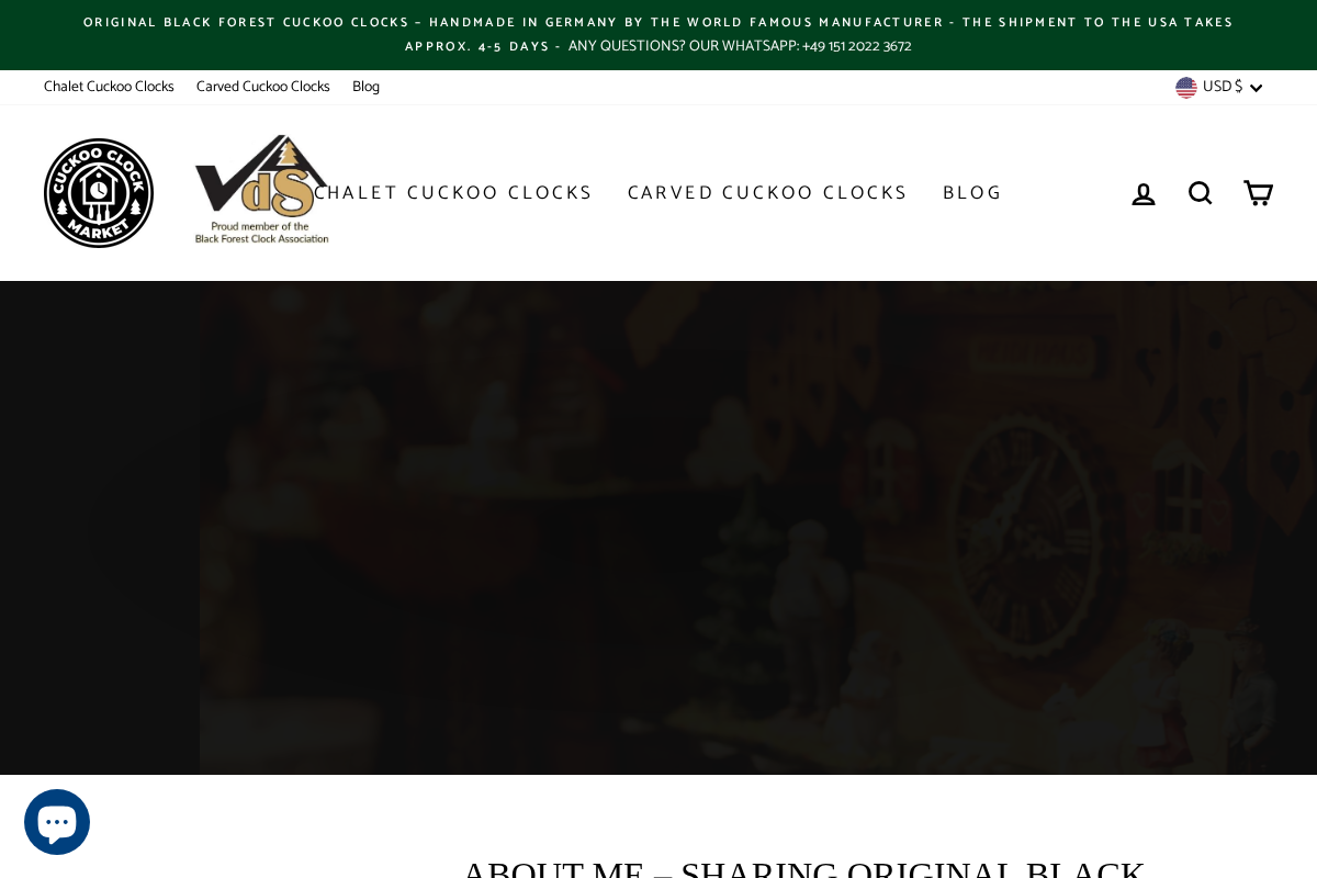 Cuckoo Clock Market homepage screenshot