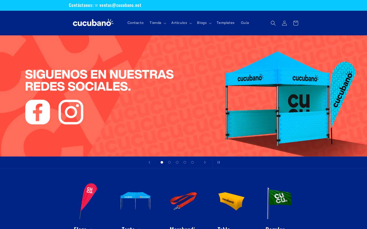 cucubano.net homepage screenshot