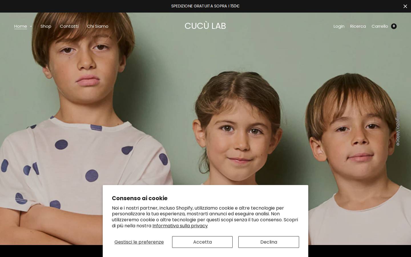 cuculab.it homepage screenshot