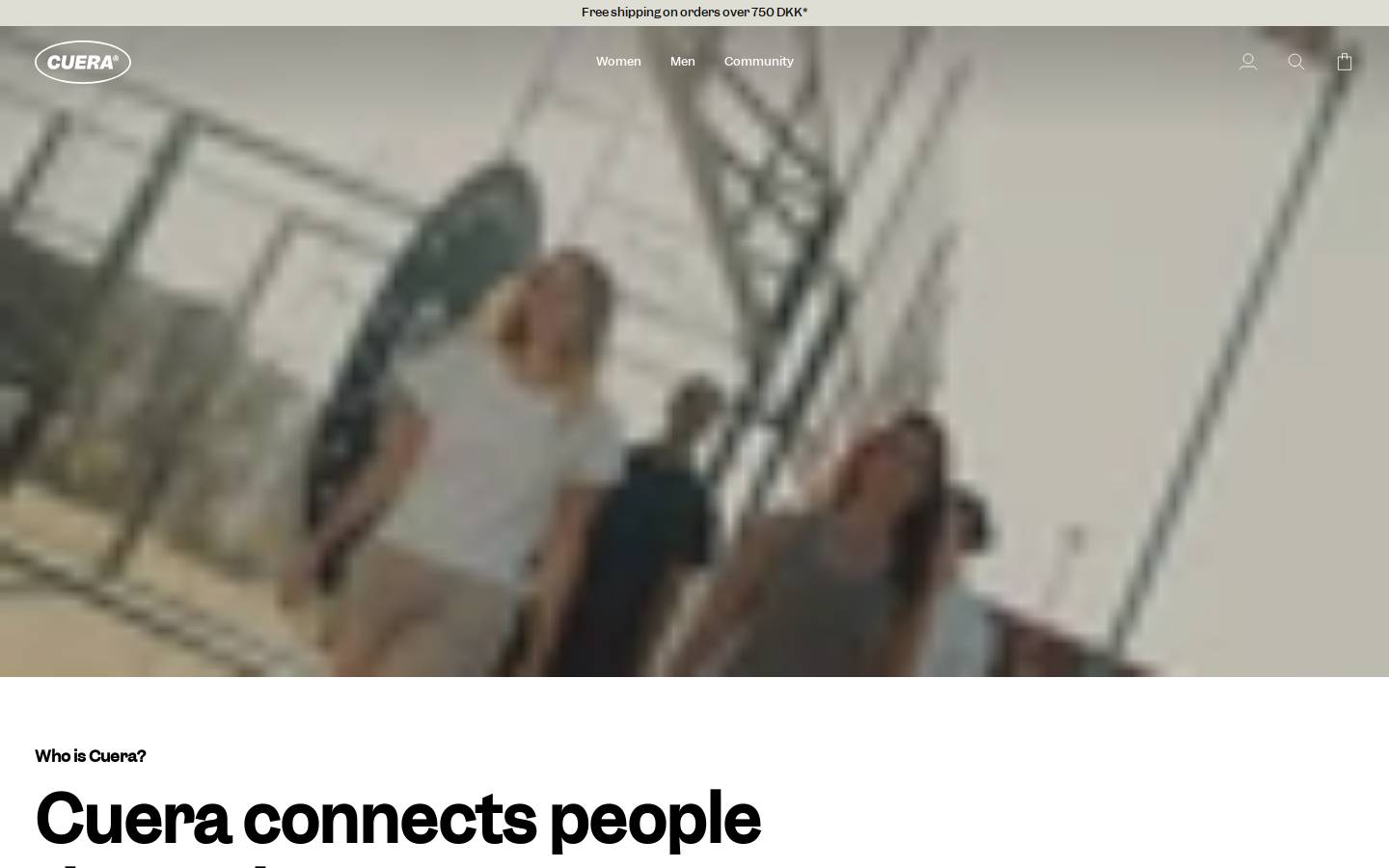 cuera.dk homepage screenshot