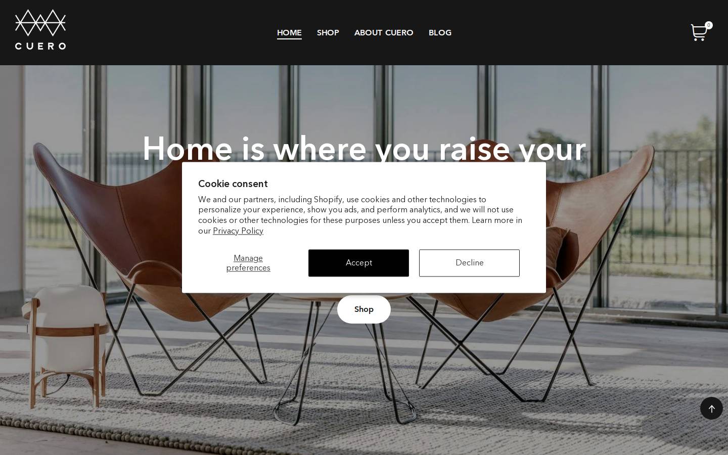 cuerodesign.com homepage screenshot