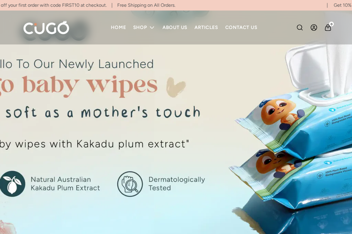 cugoworld.com homepage screenshot