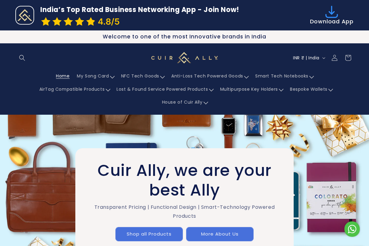 cuirally.com homepage screenshot