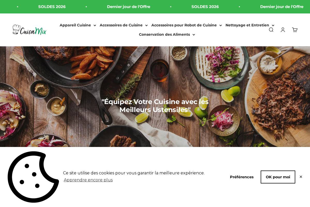 Cuisamix homepage screenshot