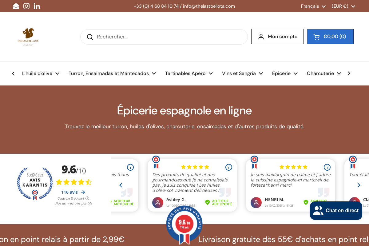 Cuisine d'Espagne homepage screenshot
