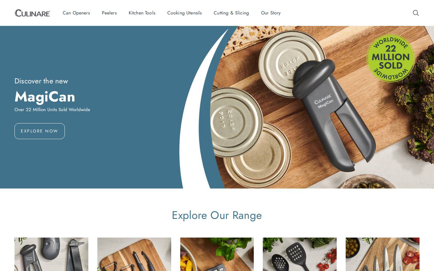 culinare.com homepage screenshot