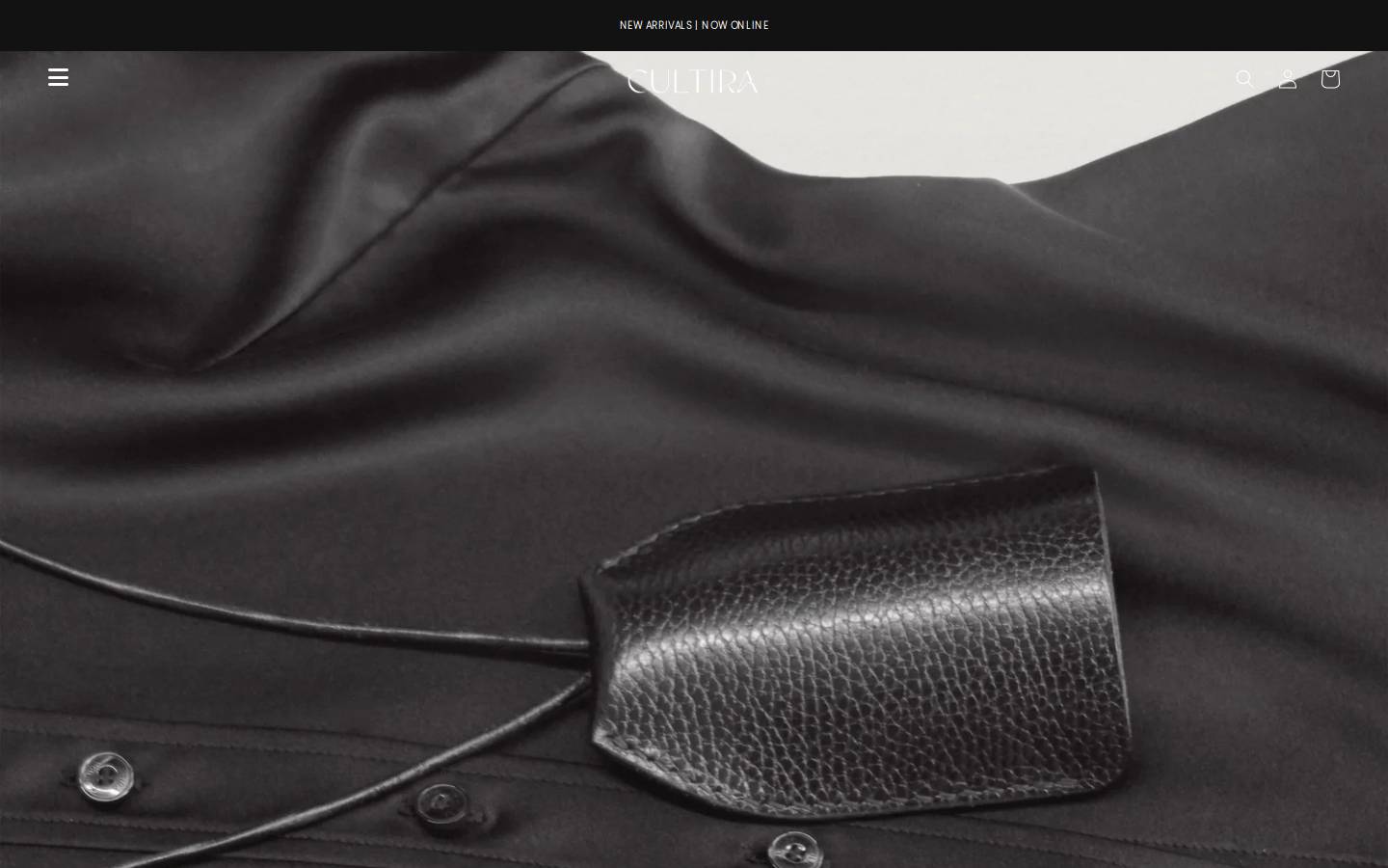 Cultira homepage screenshot