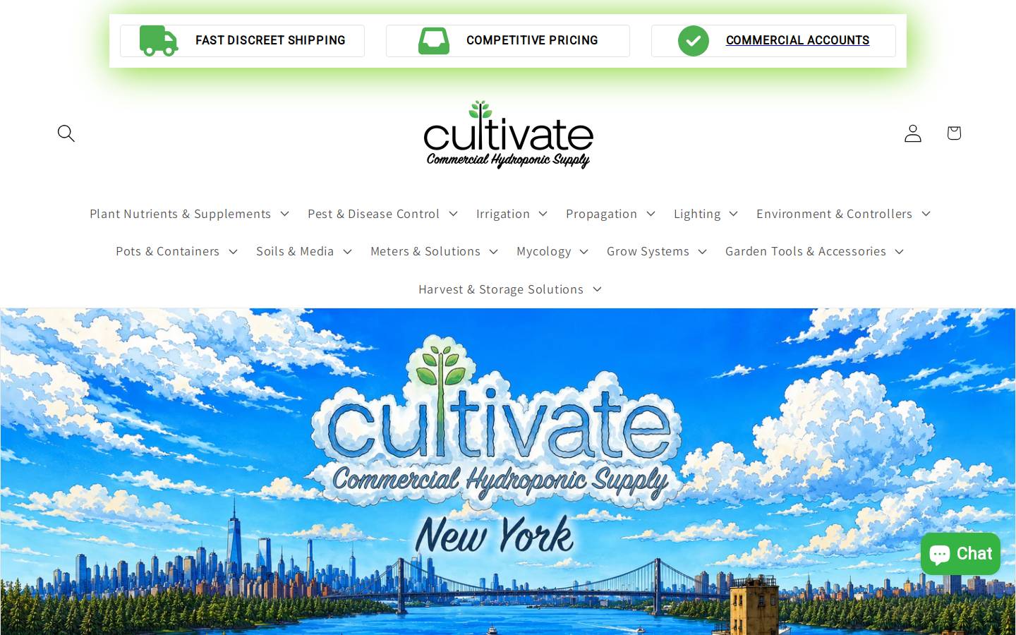 cultivate-nyc.com homepage screenshot