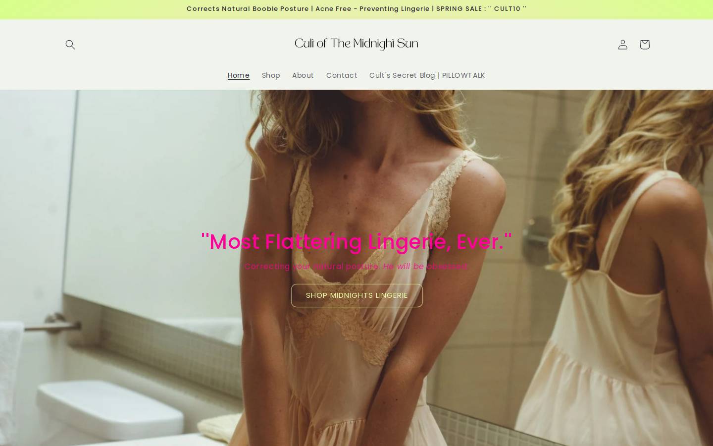 cultmidnightsun.com homepage screenshot