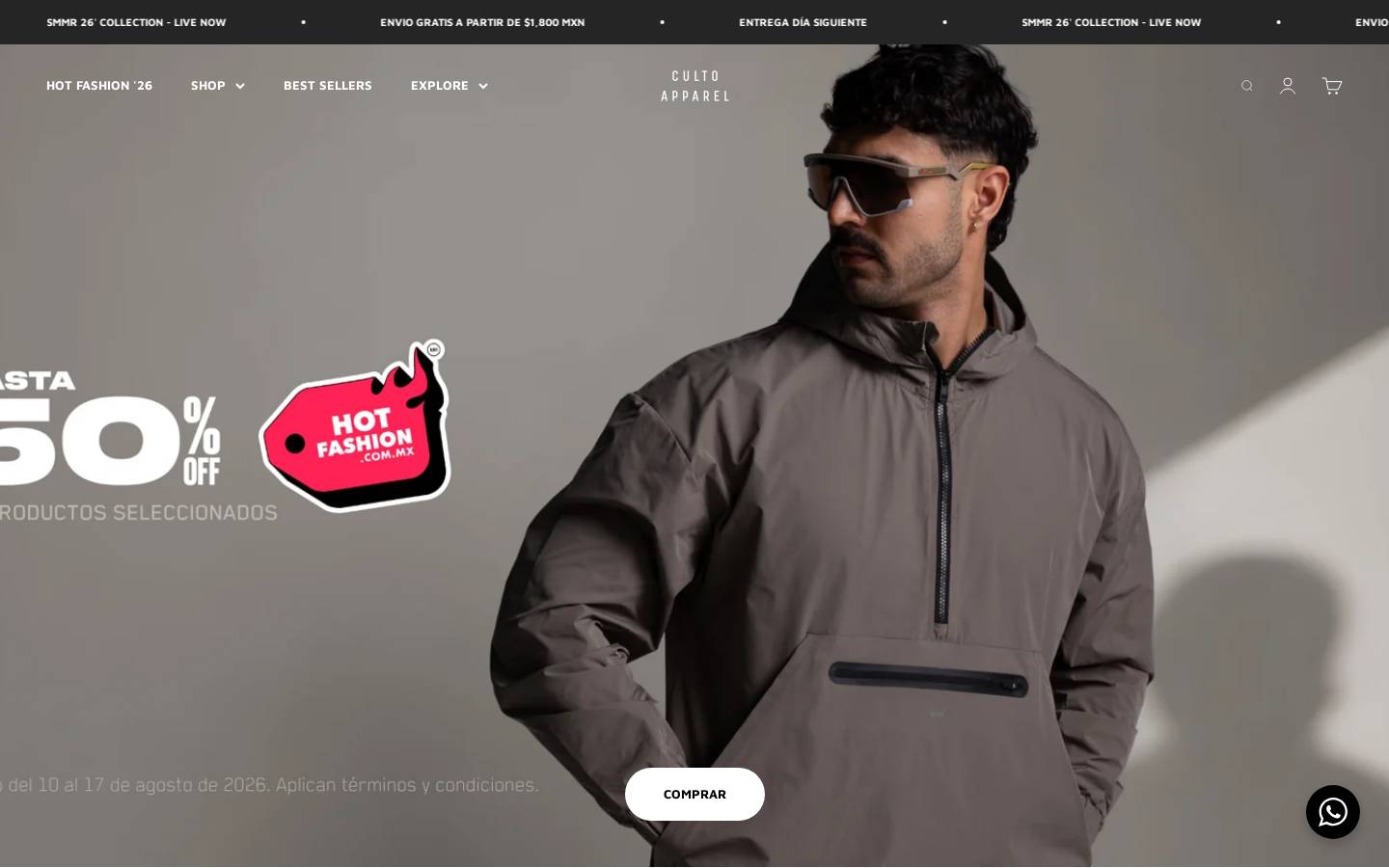 culto.fit homepage screenshot
