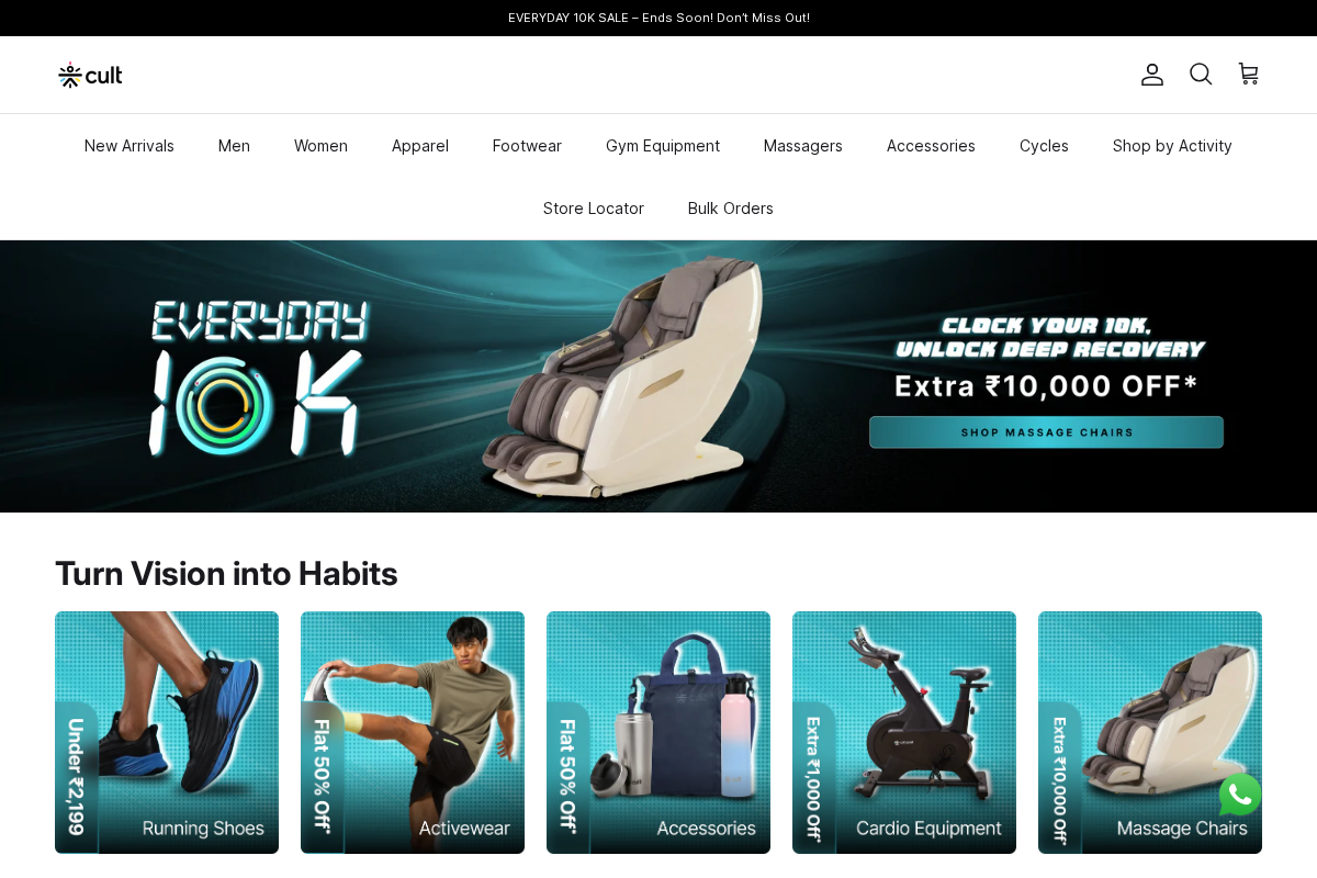 Curefit Healthcare Pvt Ltd homepage screenshot