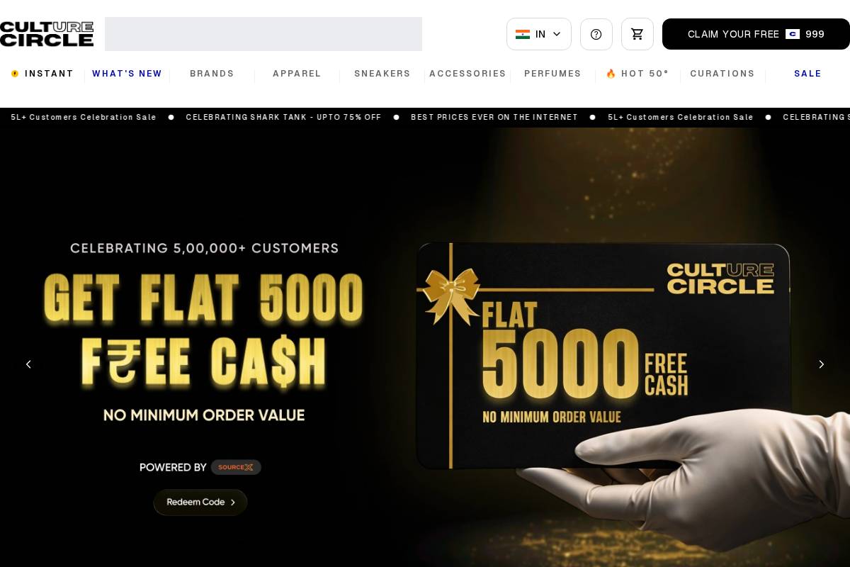 Culture Circle - The Home of Culture homepage screenshot