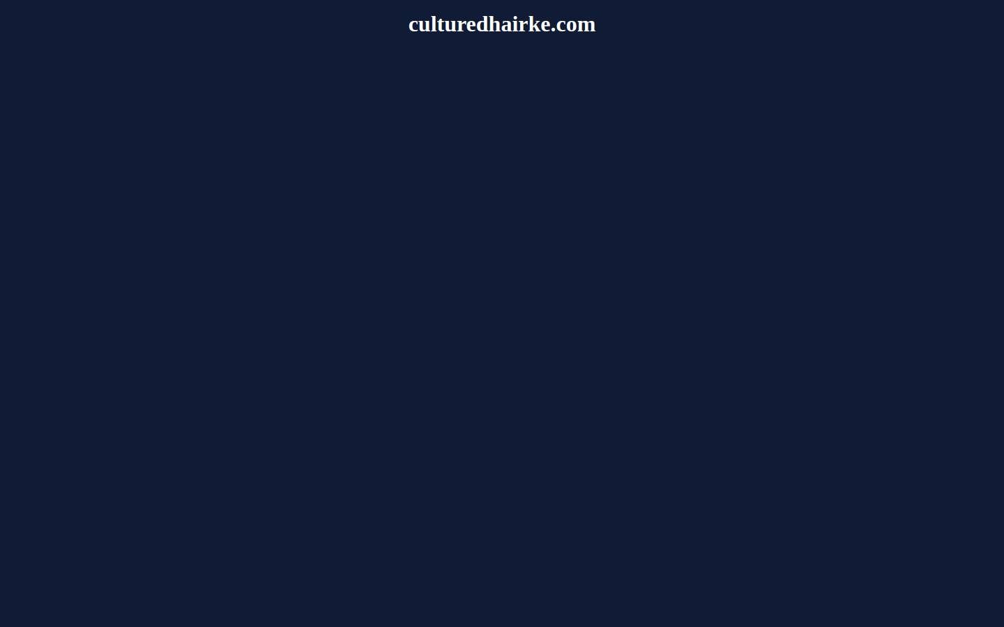 culturedhairke.com homepage screenshot