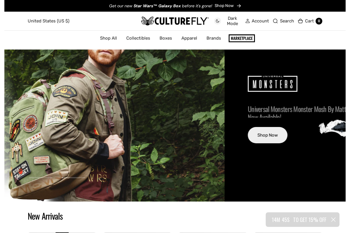 CultureFly homepage screenshot