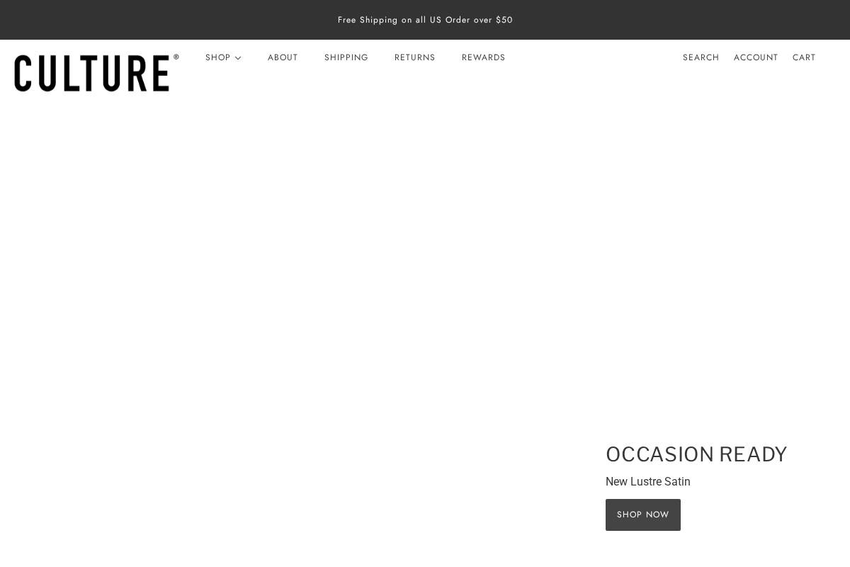 Culturehijab homepage screenshot