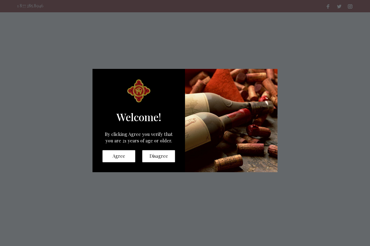CultWine homepage screenshot