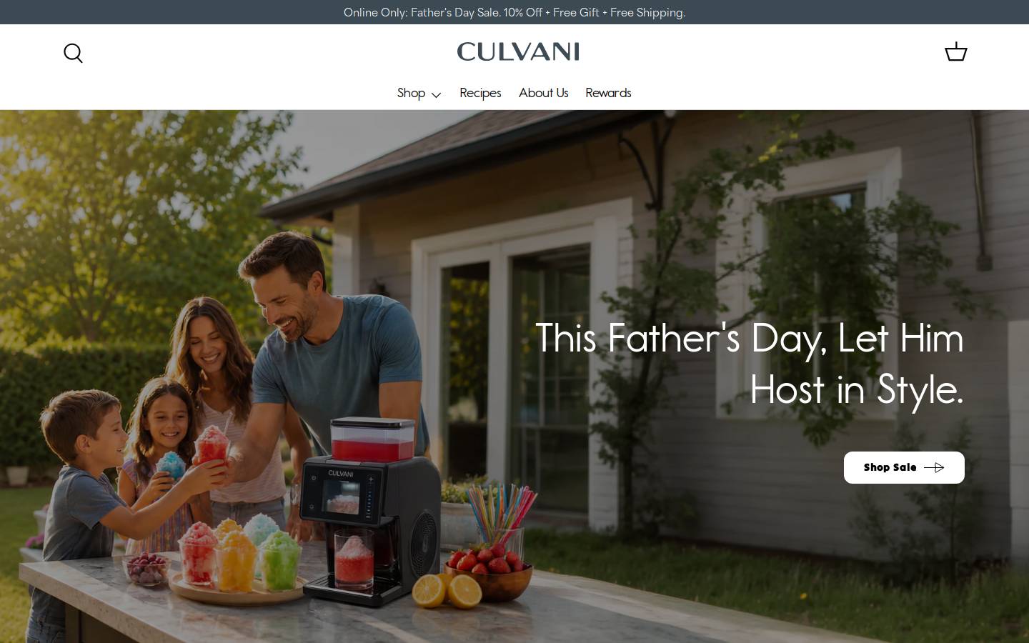 Culvani homepage screenshot