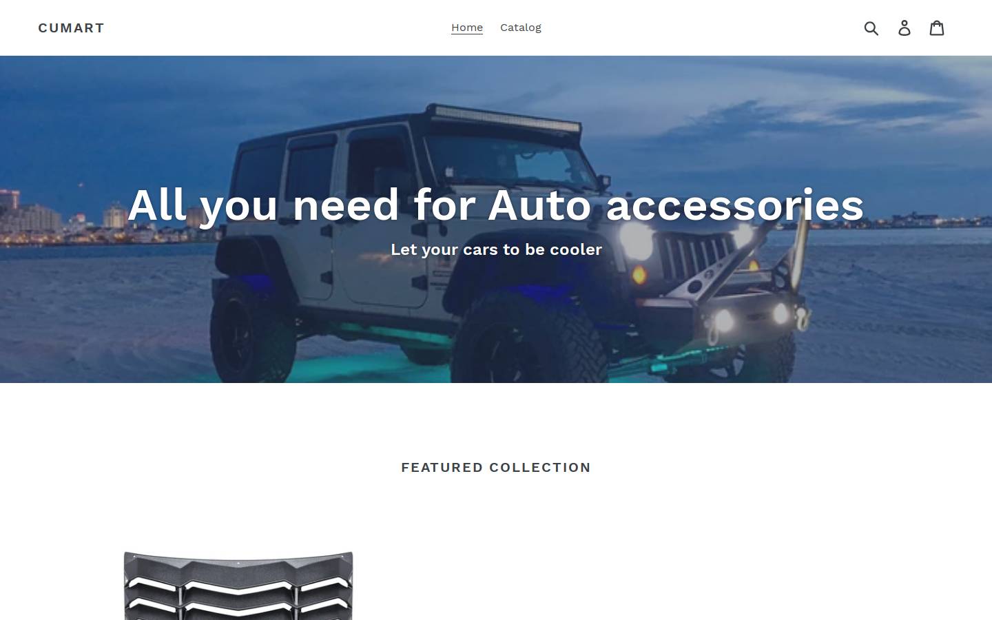cumarts.com homepage screenshot