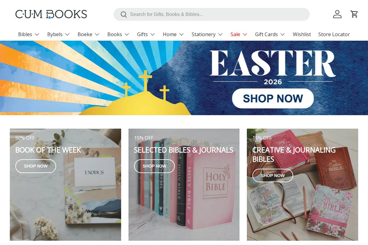 cumbooks.co.za homepage screenshot