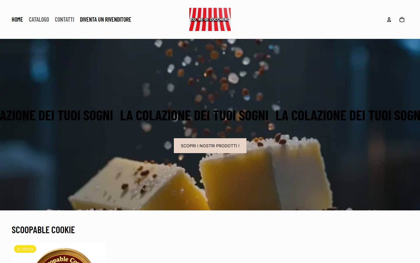 cuoredizucchero.com homepage screenshot