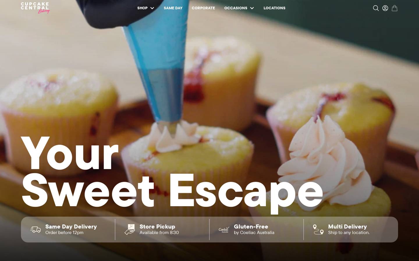 Cupcakecentral homepage screenshot
