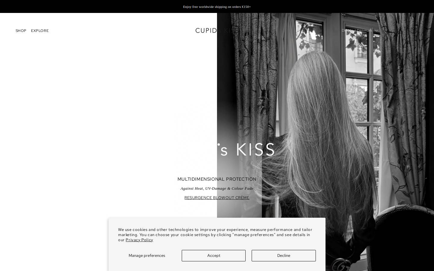 cupids-kiss.com homepage screenshot
