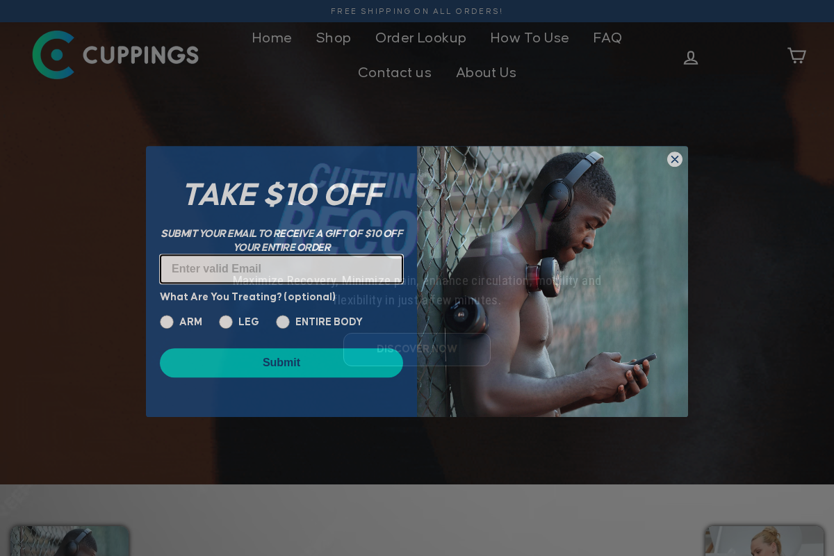 Cuppings homepage screenshot