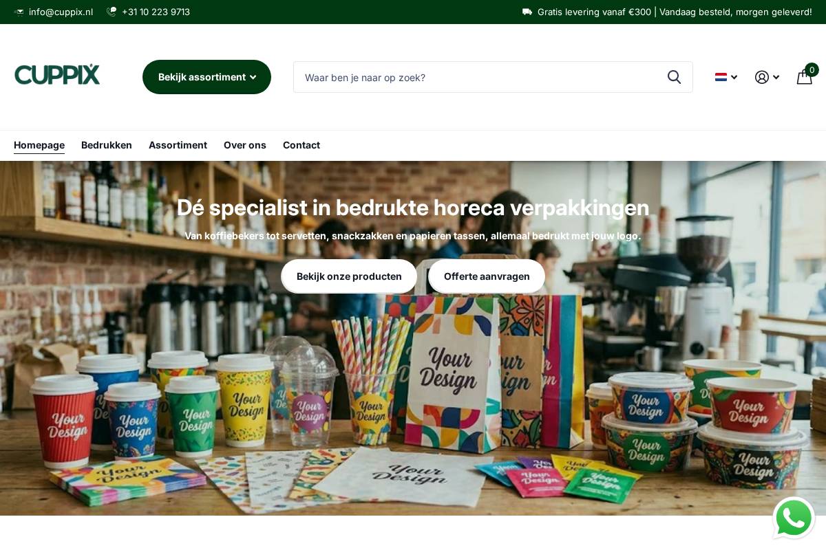 cuppix.nl homepage screenshot