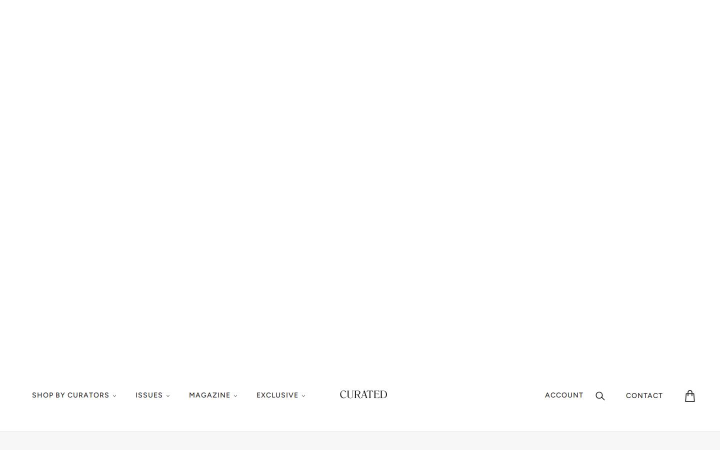 curatedist.com homepage screenshot