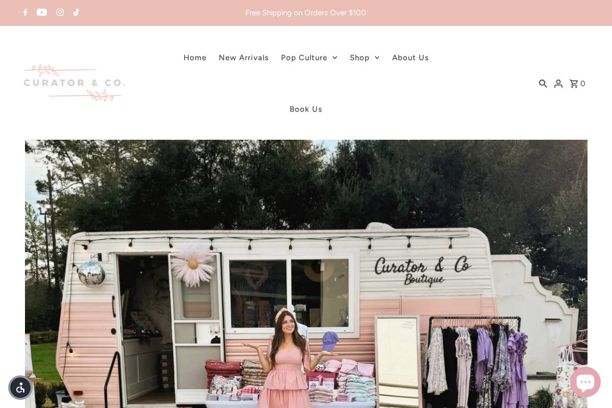 curator-co.com homepage screenshot