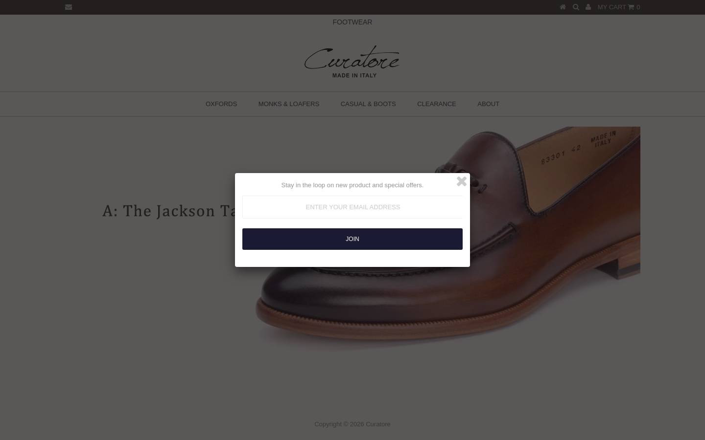 curatore.com homepage screenshot