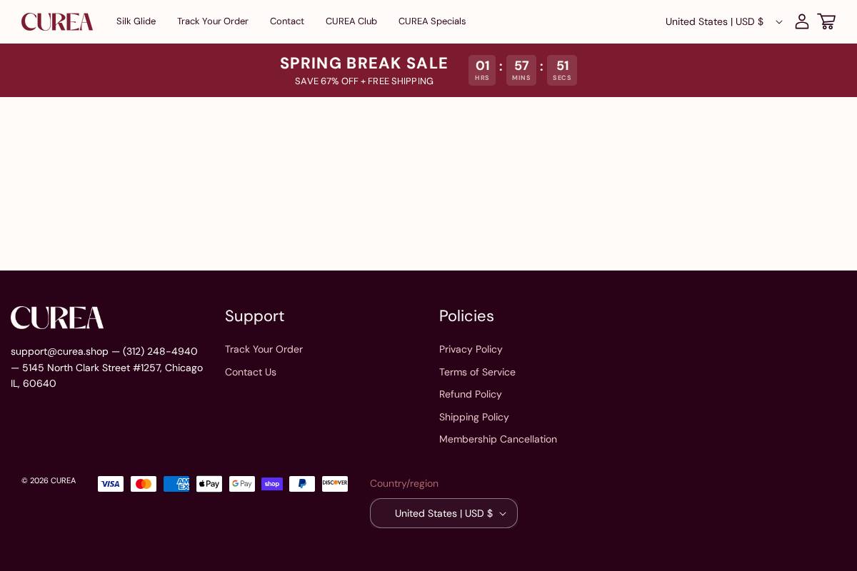curea.shop homepage screenshot