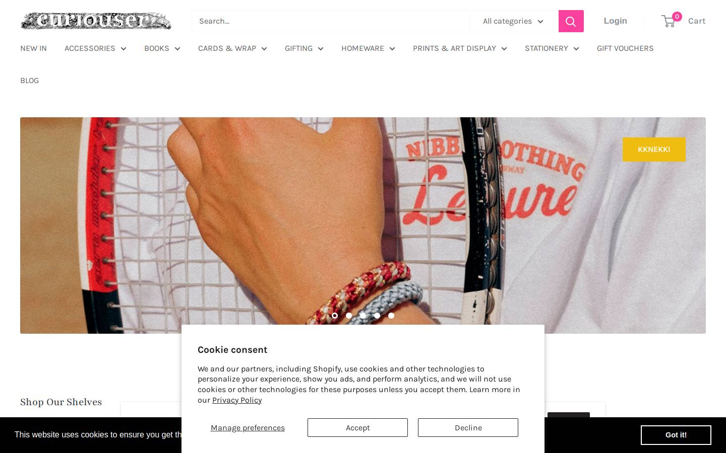 Curiouserandcuriouser homepage screenshot
