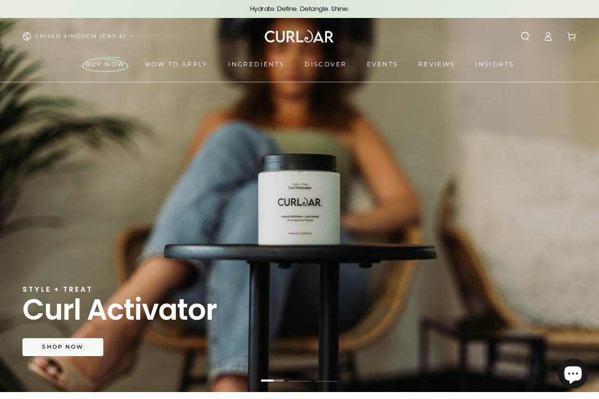Curl Jar homepage screenshot