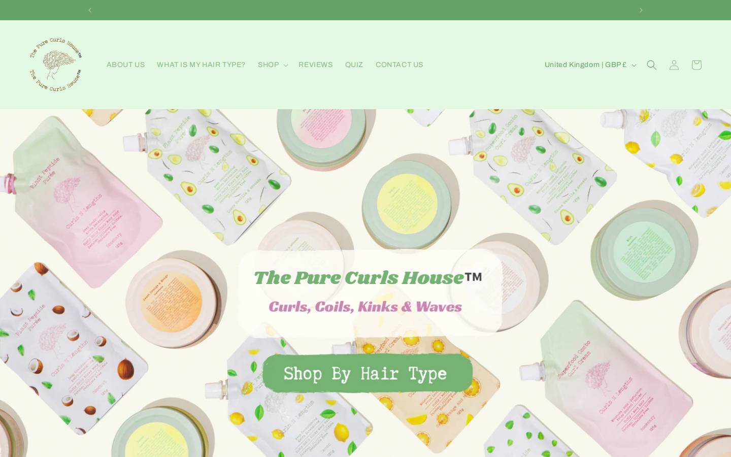curlsnlengths.com homepage screenshot