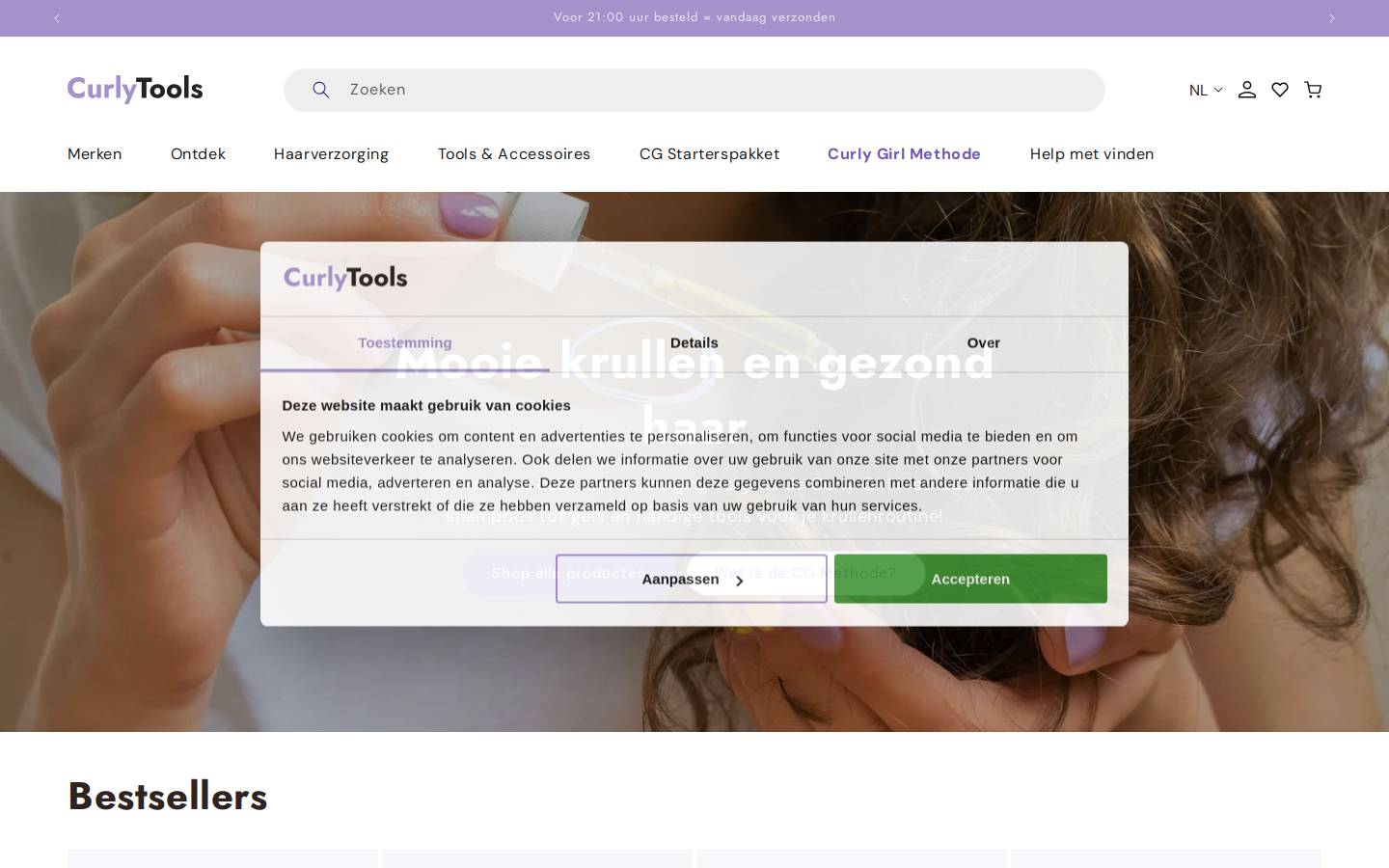 curlytools.com homepage screenshot