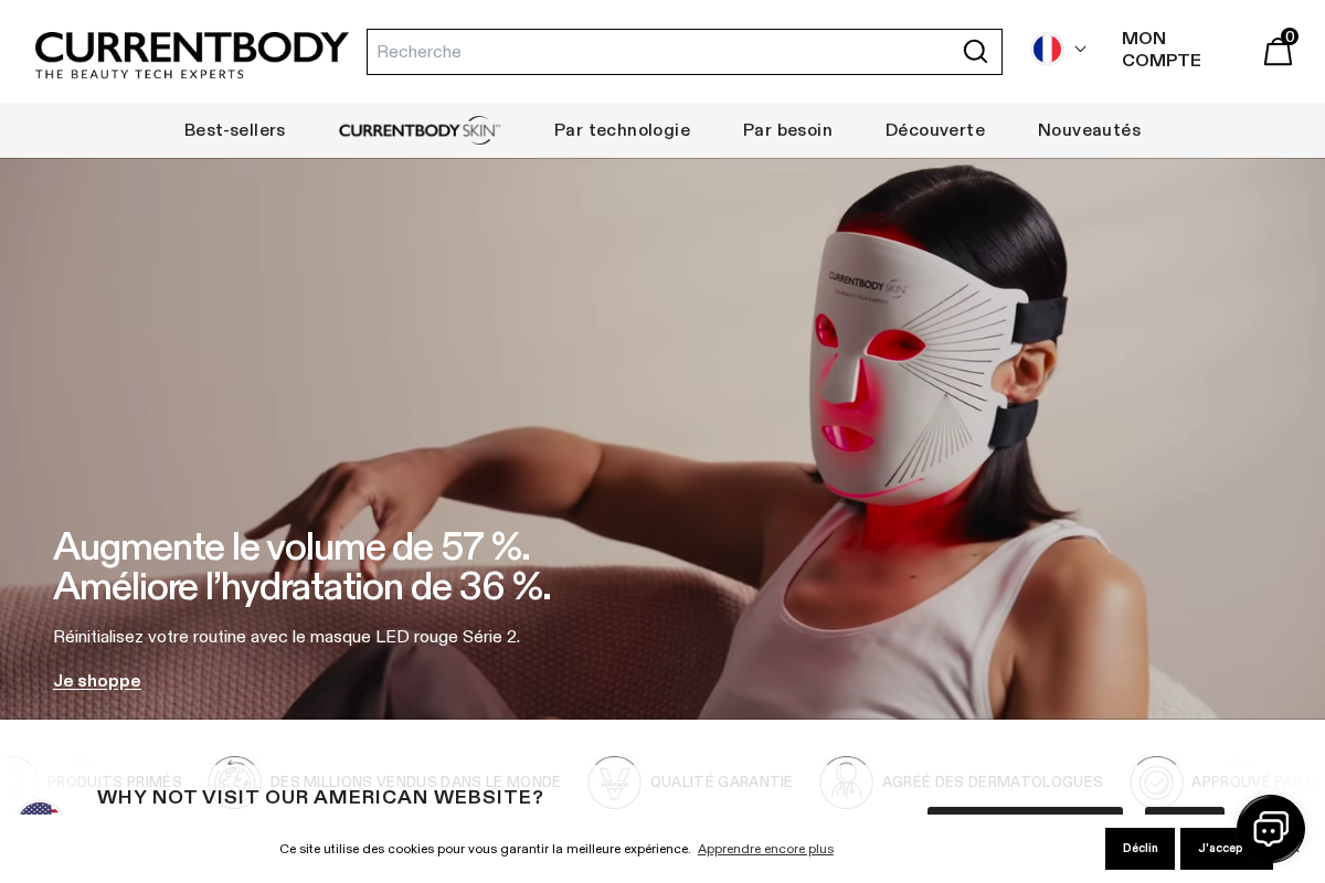 CurrentBody FR homepage screenshot