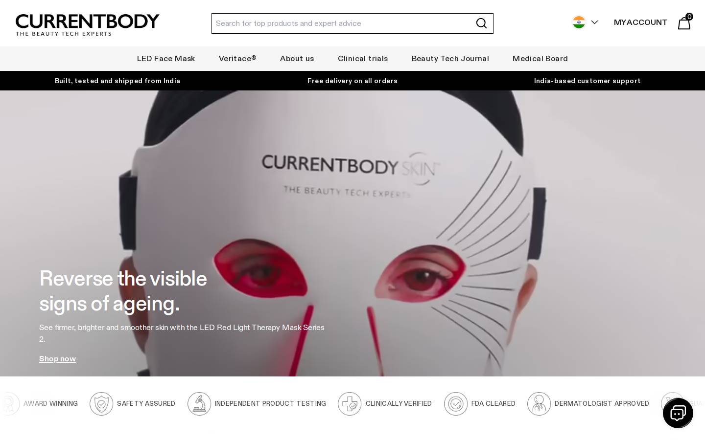 CurrentBody homepage screenshot