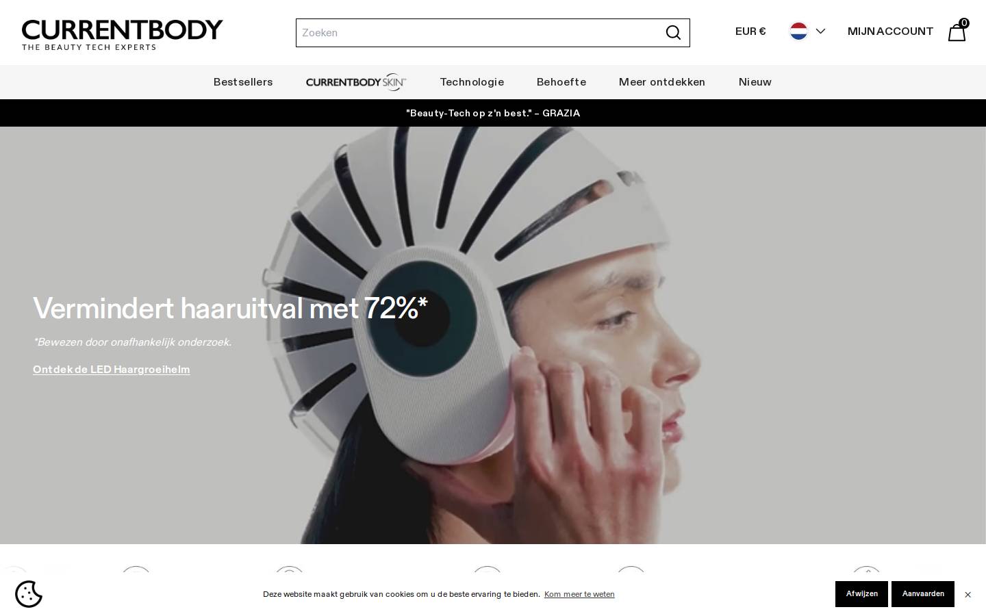 CurrentBody homepage screenshot