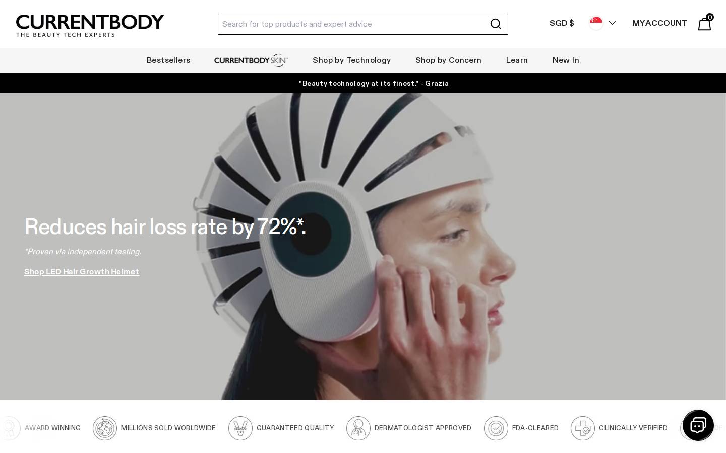 CurrentBody homepage screenshot