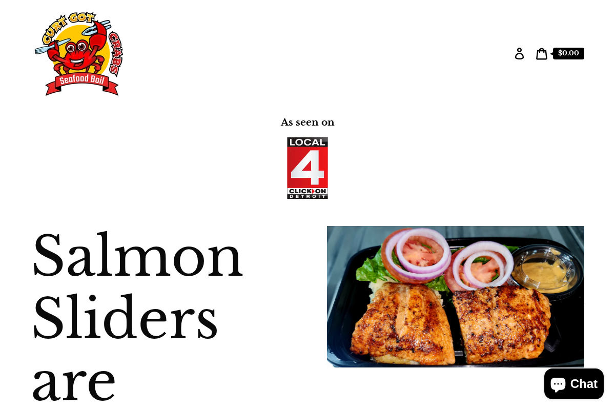 Curt Got Crabs homepage screenshot