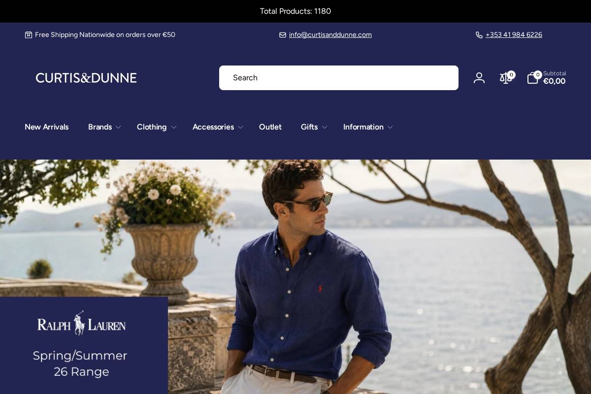 curtisanddunne.com homepage screenshot