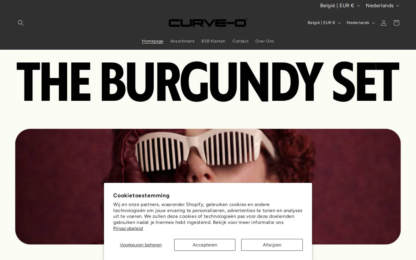 curve-o.com homepage screenshot