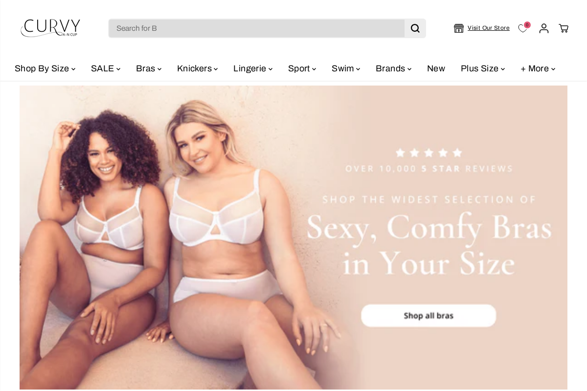 Curvy homepage screenshot